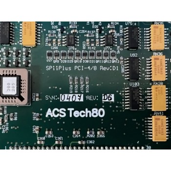 ACS Tech80 Spiiplus PCI-4/8 REV:D1 MOTION Control Board